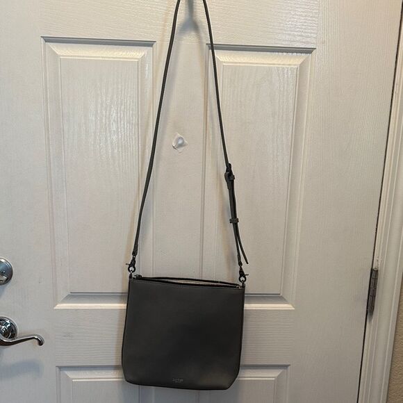 Botkier Handbags - Botkier Gray Crossbody Bag Adjustable Strap Zip top & zippered pocket in back